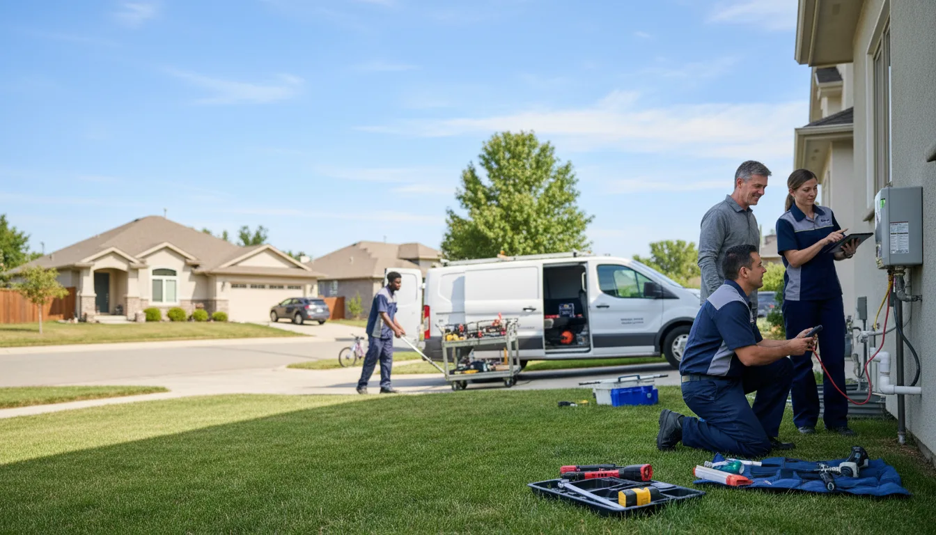 Tankless water heater service in Piqua, KS